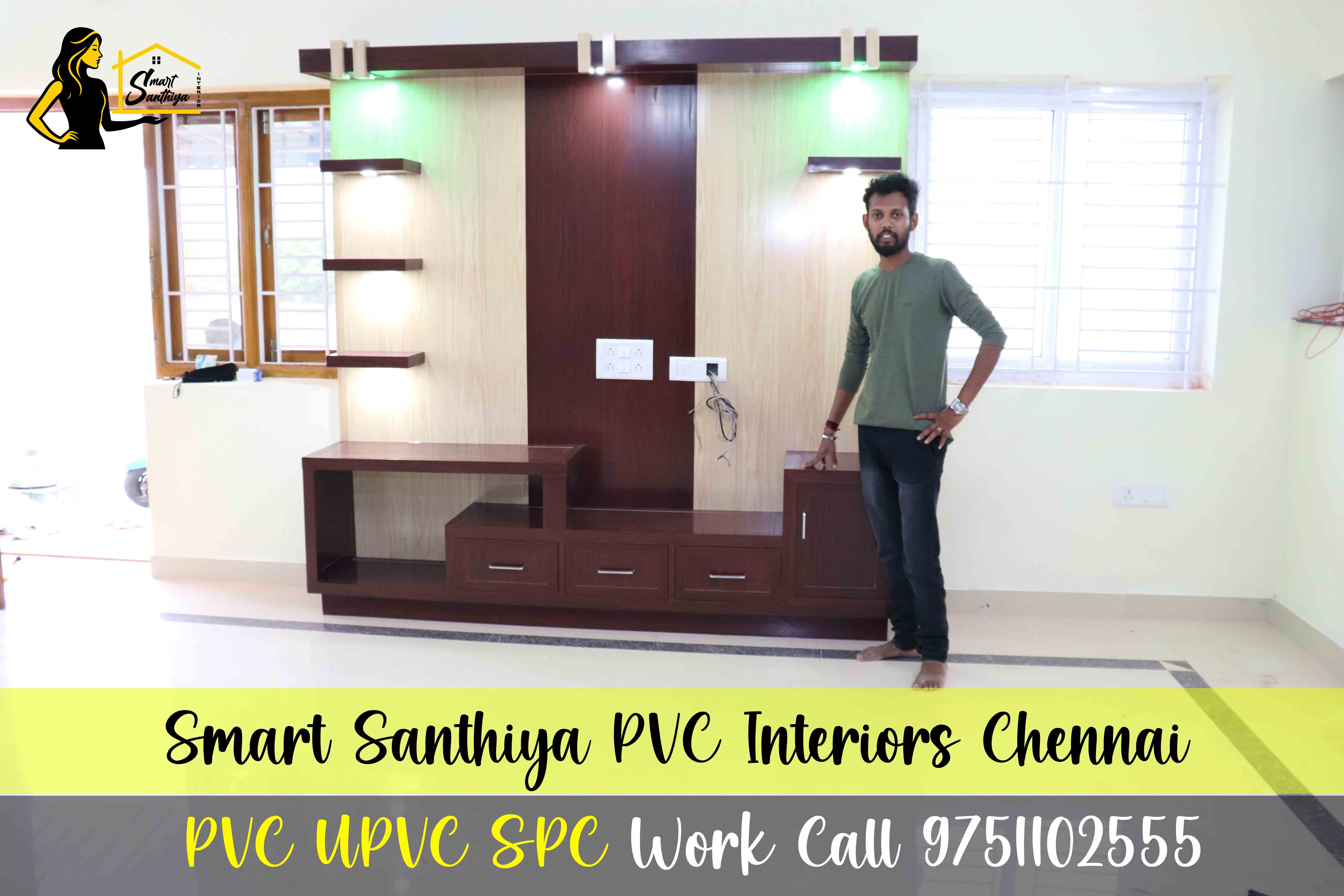 Pvc Showcase Smart Santhiya PVC TV Showcase Chennai 9751102555
